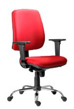 
Работен стол в червено